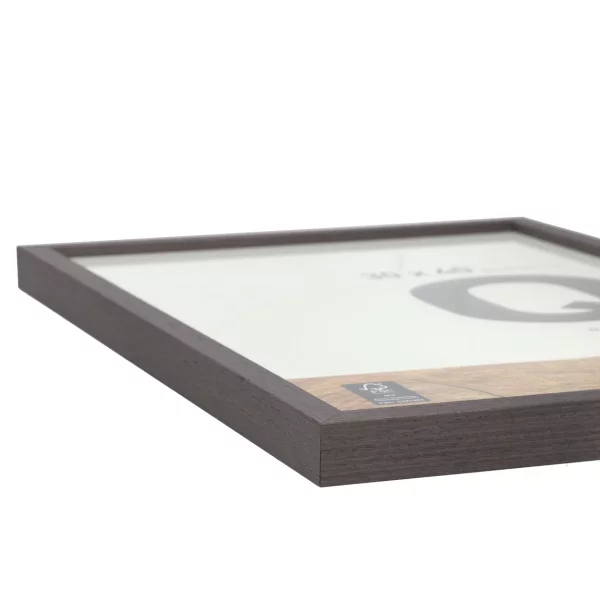 Holz-Bilderrahmen Quadrum 21x29,7 cm (A4) | Grau | Normalglas (2 mm)