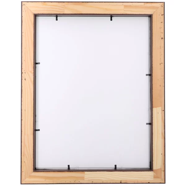 Bilderrahmen Levi aus Holz 13x18 cm | Silber | Normalglas (2 mm)