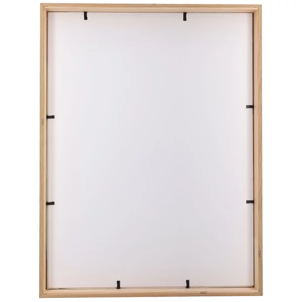 Bilderrahmen Liora aus Eiche Echtholzfurnier nach Mass Eiche natur Echtholzfurnier, Kante Silber | Normalglas (2 mm)