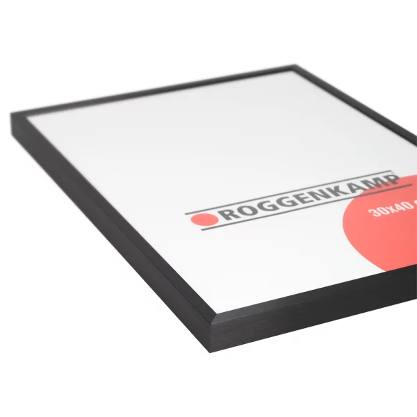 Cadre en aluminium Profil K 21x29,7 cm (A4) | noir | verre standard (3 mm)