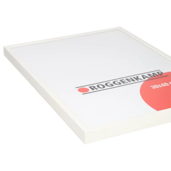 Cadre en aluminium Profil K 21x29,7 cm (A4) | blanc | verre standard (3 mm)