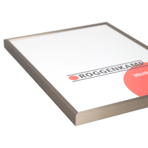 Cadre en aluminium Profil K - sur mesure graphite | verre en acrylique antiflet (3 mm)
