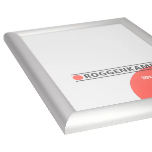 Cadre en aluminium Profil B 21x29,7 cm (A4) | argent mat | verre standard (3 mm)