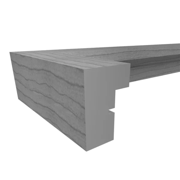Cadre en bois Stockholm avec passe-partout 10x15 cm | blanc | verre standard (2 mm)