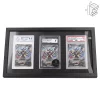 Thumbnail von Gradello Tripple Holz-Bilderrahmen für 3 gegradete Karten – Displayrahmen mit passgenauem Passepartout für Sammelkarten, TCG & Sportkarten Bild 8