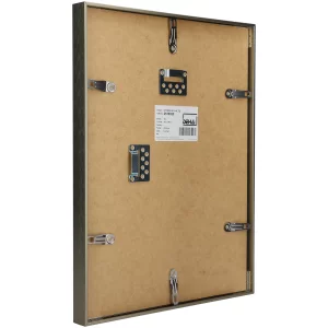 Alu-Bilderrahmen Wega 40x50 cm | Altsilber matt | Normalglas (2 mm)