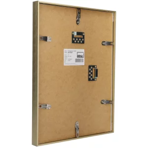 Alu-Bilderrahmen Wega 24x30 cm | Champagner matt | Normalglas (2 mm)
