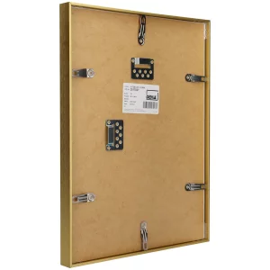 Alu-Bilderrahmen Wega 24x30 cm | Gold matt | Normalglas (2 mm)