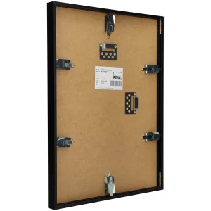 Alu-Bilderrahmen Bellatrix nach Maß Schwarz matt | Normalglas (2 mm)