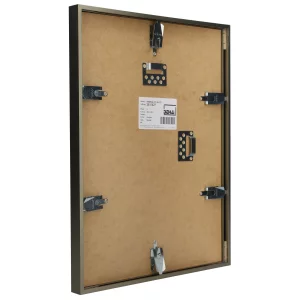 Alu-Bilderrahmen Superba 40x50 cm | Altsilber matt | Normalglas (2 mm)