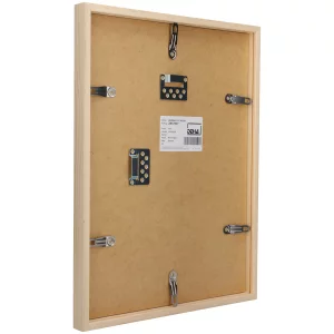 Holz-Bilderrahmen Hamal - nach Maß Kiefer natur unbehandelt | Normalglas (2 mm)