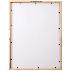 Holzleiste Loft 15 nach Maß Schwarz | Normalglas (2 mm)