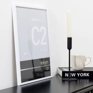 Alurahmen C2 84,1x118,9 cm (A0) | Weiß glanz | Normalglas (2 mm)