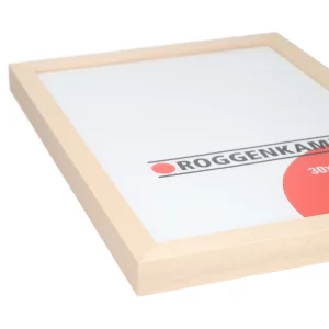 Holz-Bilderrahmen aus Buche / Ahorn nach Maß Ahorn natur | Normalglas (3 mm)