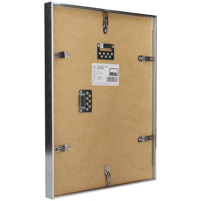 Aluminiumsbilderamme Wega 42x59,4 cm (A2) | Natur, glanset | Normalglass (2 mm)