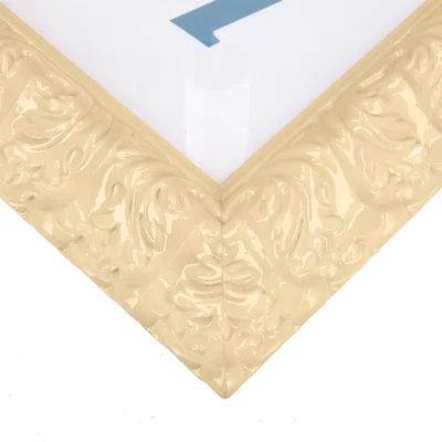 Rama barokowa Salamanca Color 30x40 cm | Light Beige (189) | szkło standardowe (2 mm)