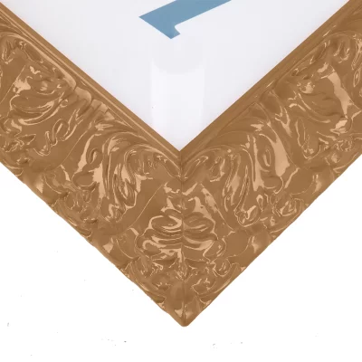 Barokowa rama Salamanca Color na wymiar Cappuccino (186) | szkło standardowe (2 mm)