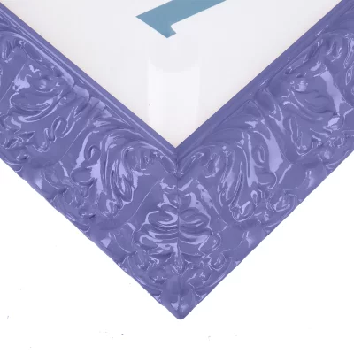 Barokowa rama Salamanca Color na wymiar Iris (076) | szkło standardowe (2 mm)