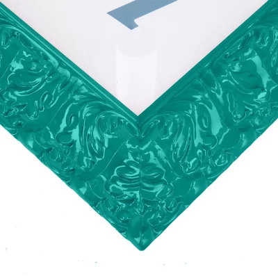 Barokkramme Salamanca Color etter mål Lagoon (126) | Normalglass (2 mm)