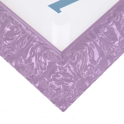 Barokowa rama Salamanca Color na wymiar Lavender (065) | szkło standardowe (2 mm)