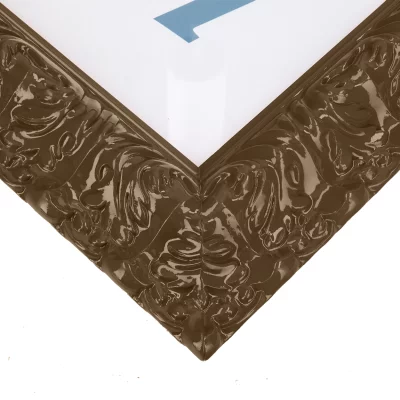 Barokowa rama Salamanca Color na wymiar Mocha (188) | szkło standardowe (2 mm)