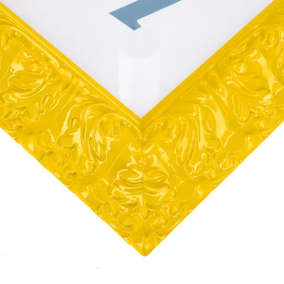 Barokkramme Salamanca Color etter mål Yellow (004) | Normalglass (2 mm)