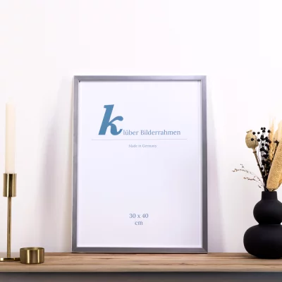 Houten kader Amarante 30x40 cm | zilver | normaal glas (2 mm)