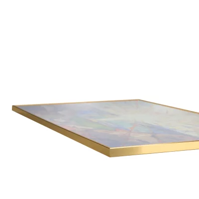 Plast-pusselram för 2000 delar 67,2x90,2 cm | guld | Plastglas (1,5 mm)