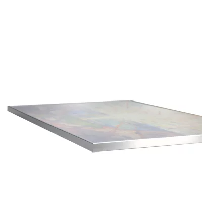 Plast-pusselram för 2000 delar 67,2x90,2 cm | silver | Plastglas (1,5 mm)