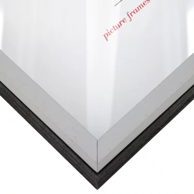 Unibox Bildram 13x18 cm | grå-svart | Standardglas (2 mm)
