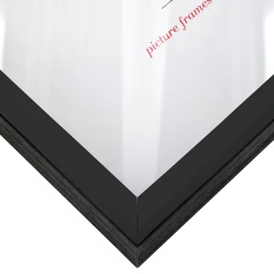 Unibox Bildram 13x18 cm | svart-svart | Standardglas (2 mm)