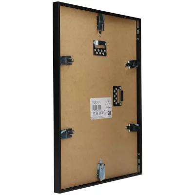 Rama aluminiowa Classic 59,4x84,1 cm (A1) | czarny matowy | szkło standardowe (2 mm)