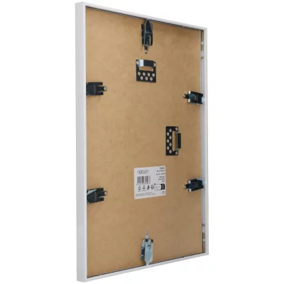 Rama aluminiowa Classic 59,4x84,1 cm (A1) | biały z połyskiem | szkło standardowe (2 mm)