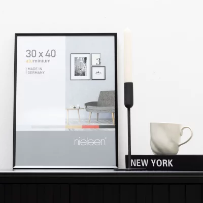 Hliníkový rám Pixel 30x40 cm | černá | normální sklo (2mm)