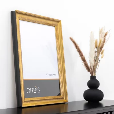 Thumbnail von Bilderrahmen Gracia aus Holz nach Maß Gold Bild 8