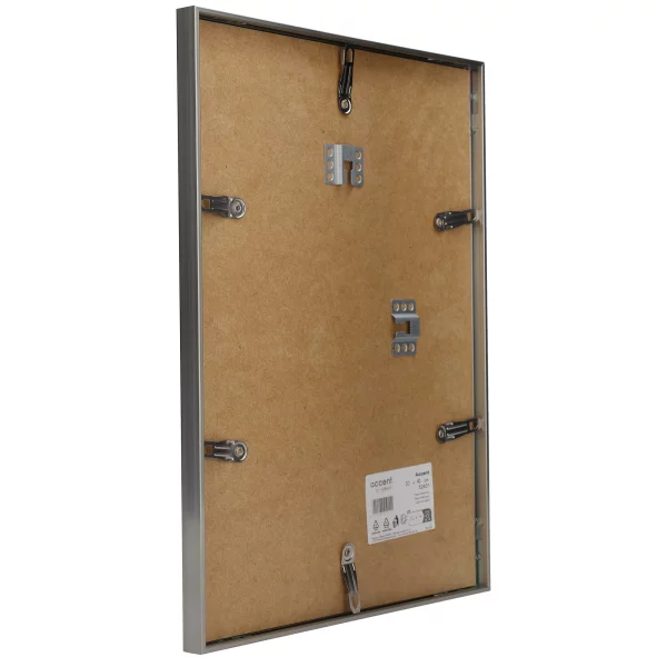 Alu Bilderrahmen Accent 30x40 cm | Pearl Mercury | Normalglas (2 mm)