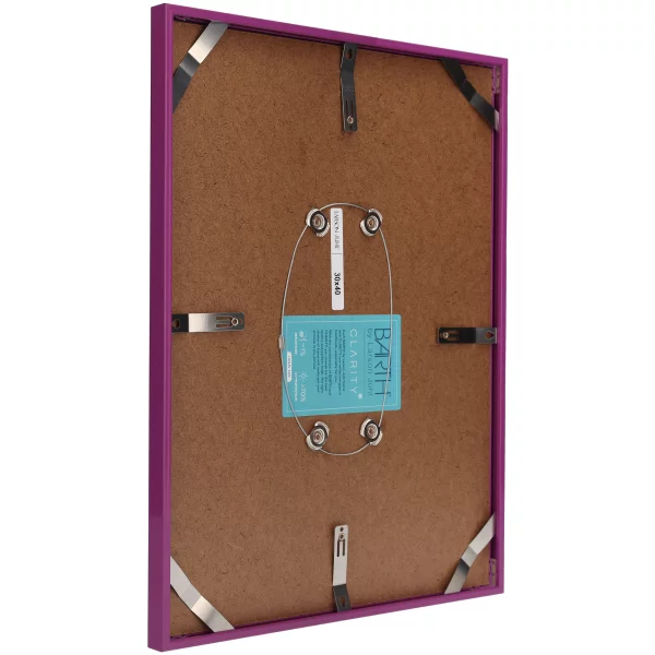 Alu Bilderrahmen BARTH - Serie 916 by ENKEL Art Studio 35x50 cm | Violett | Museumsglas UV 70 entspiegelt