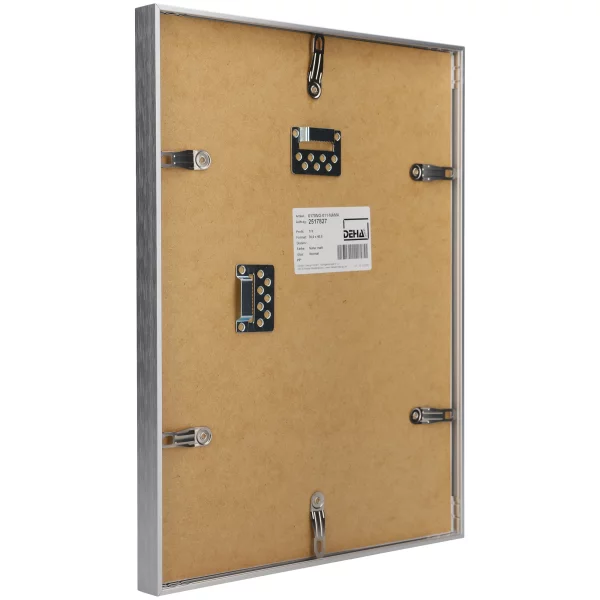 Cadre en aluminium Mizar 70x90 cm | naturel mat | verre standard (2 mm)