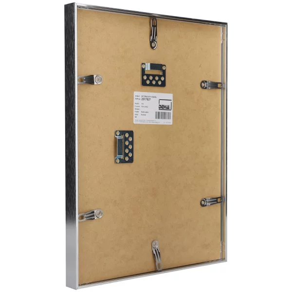 Cadre en aluminium Wega 70x90 cm | naturel brillant | verre standard (2 mm)