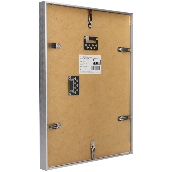 Cadre en aluminium Wega 70x90 cm | naturel mat | verre standard (2 mm)