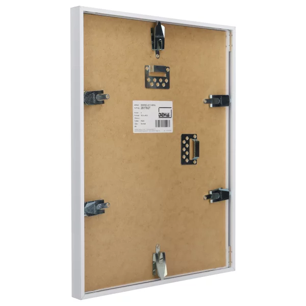 Cadre en aluminium Superba 42x59,4 cm (A2) | blanc 9016 | verre standard (2 mm)