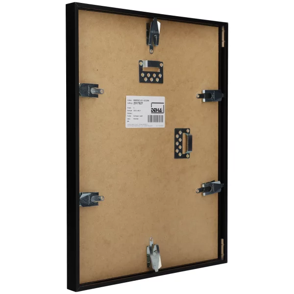 Cadre en aluminium Superba sur-mesure noir mat | verre standard (2 mm)