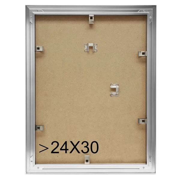 Alu Bilderrahmen Louis 30x30 cm | Bronze | Normalglas (2 mm)