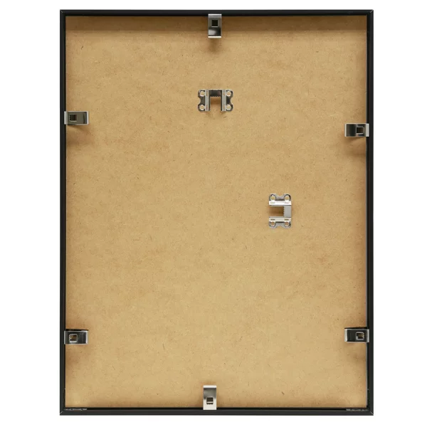 Cadre en aluminium Liz 21x29,7 cm | noir mat | verre standard (2 mm)