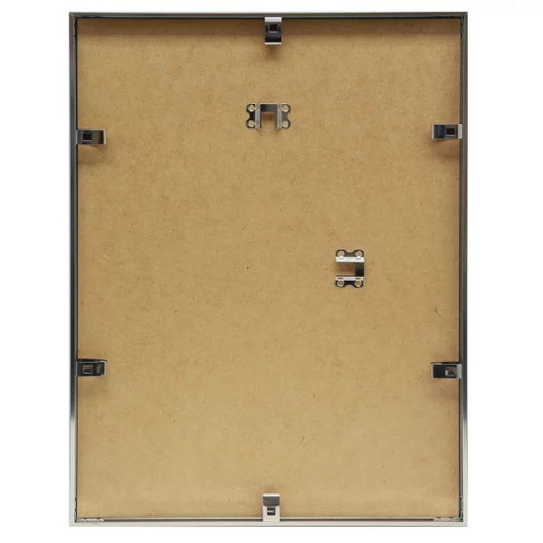 Alu Bilderrahmen Liz 20x20 | stahl | Normalglas (2 mm)