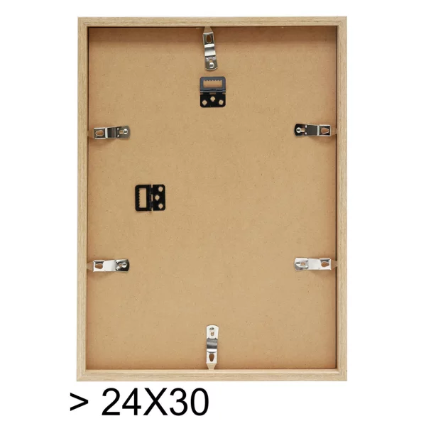Cadre en bois Louise avec passe-partout 13x18 cm | blanc | verre standard (2 mm)