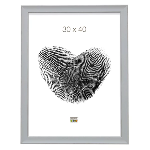 Holz Bilderrahmen Timeo 10x15 cm | Grau | Normalglas (2 mm)