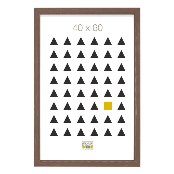 Cadre en bois Edgar 30x40 cm | brun | verre standard (2 mm)