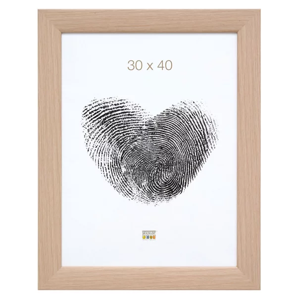 Cadre en bois Nathan 30x45 cm | chêne | verre standard (2 mm)