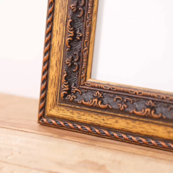 Exklusiv-Holzrahmen Assop 50x70 cm | Braun | Normalglas (2 mm)